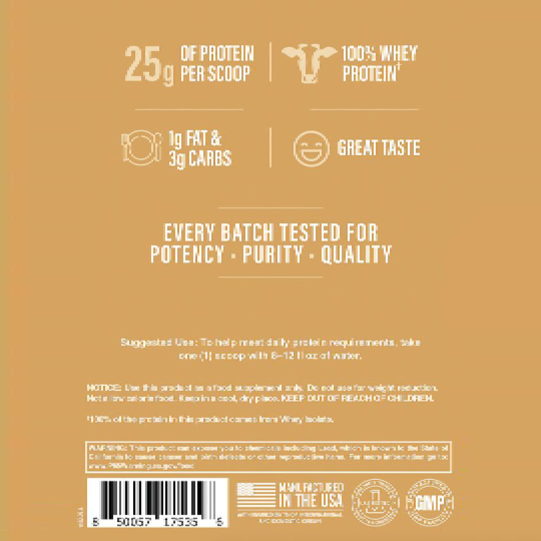 BUM Itholate Protein 5lb | Proteína de suero de leche Isolatada (Whey Isolate) 68-76 servicios