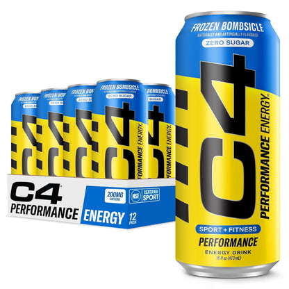 C4 ENERGY | 12 Pack de pre-entreno en bebida de 16oz (473ml)