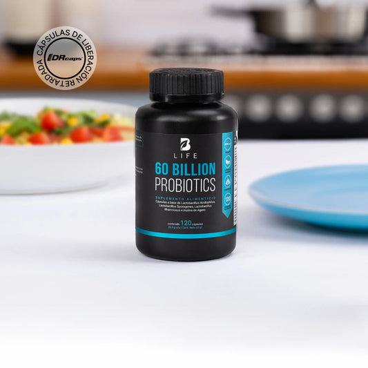 60 BILLION PROBIOTICS | Probióticos 120 cápsulas