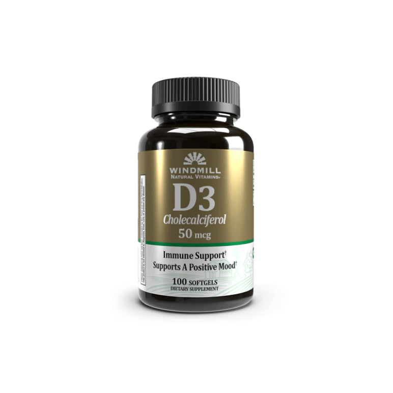 D3 Cholecalciferol | Vitamina D3 50mcg (2,000ui) 100 cápsulas