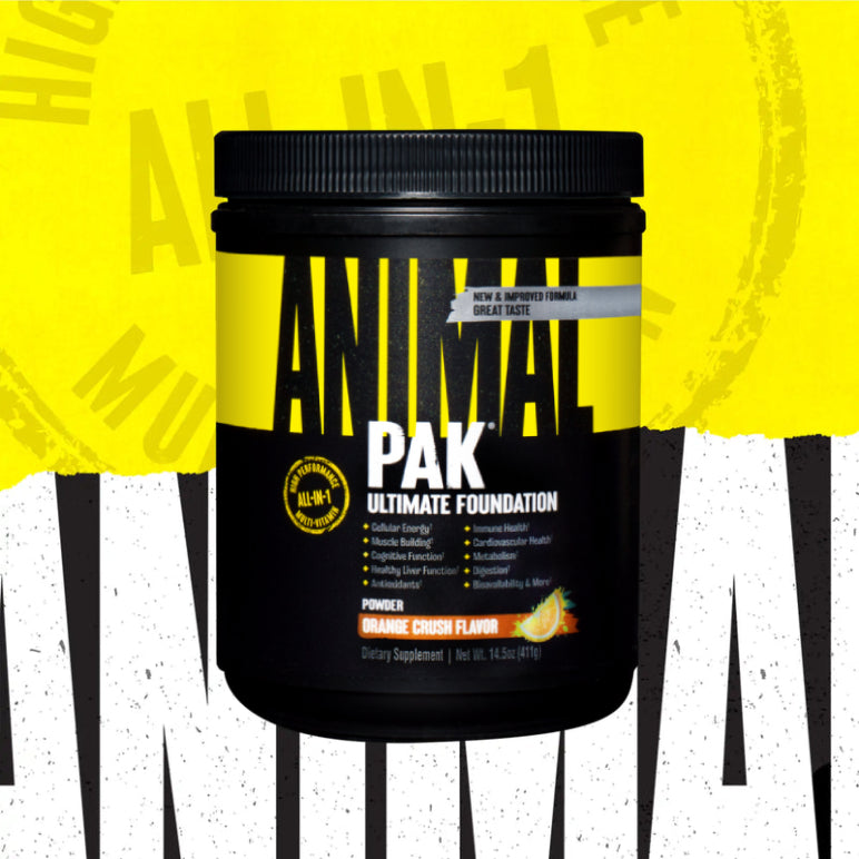 ANIMAL PAK POWDER | Multivitamínico, Aminos, Enzimas, Probióticos y Antioxidantes 30 servicios