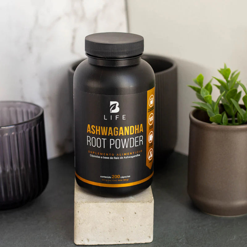 ASHWAGANDHA ROOT POWDER | Ashwagandha 500mg 200 cápsulas