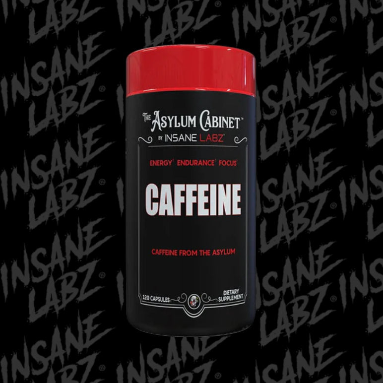 Asylum Cabinet Caffeine | Cafeína Anhidra 100mg 120 cápsulas