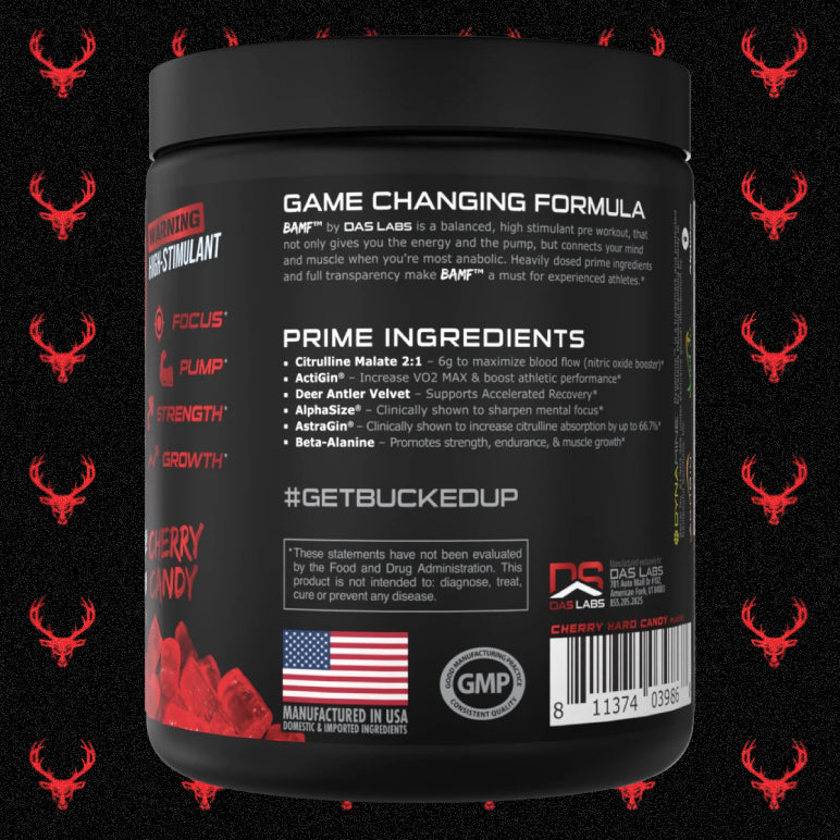 𝗕𝗔𝗠𝗙 🦌 | Pre-entreno con nootrópicos 30 servicios