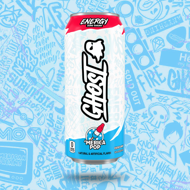 GHOST ENERGY DRINK 👻 | Lata de bebida energética 16oz (473ml)