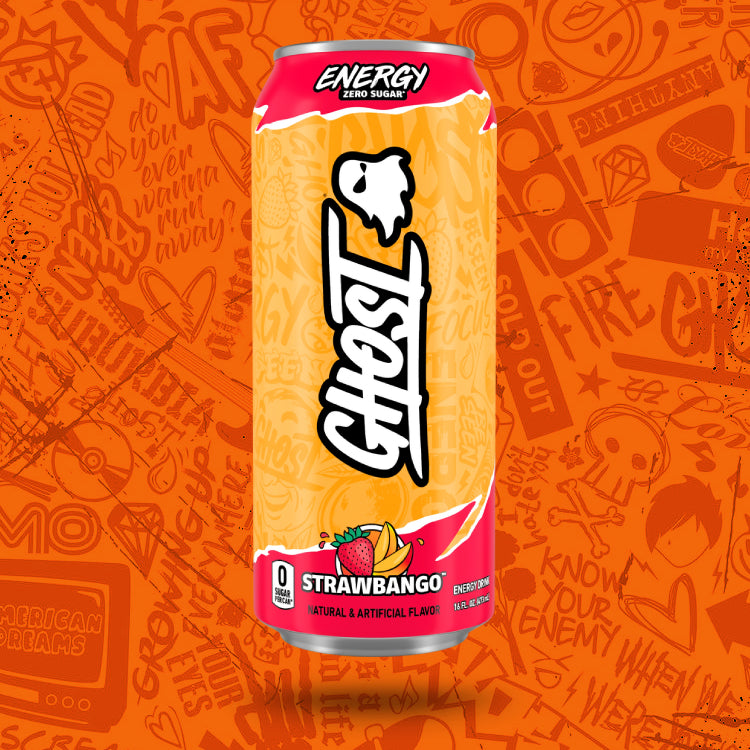 GHOST ENERGY DRINK 👻 | Lata de bebida energética 16oz (473ml)