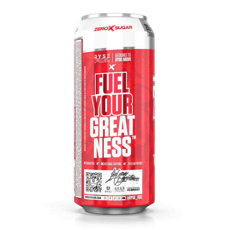 RYSE FUEL Energy Drink | Lata de bebida energética 16oz (473ml)
