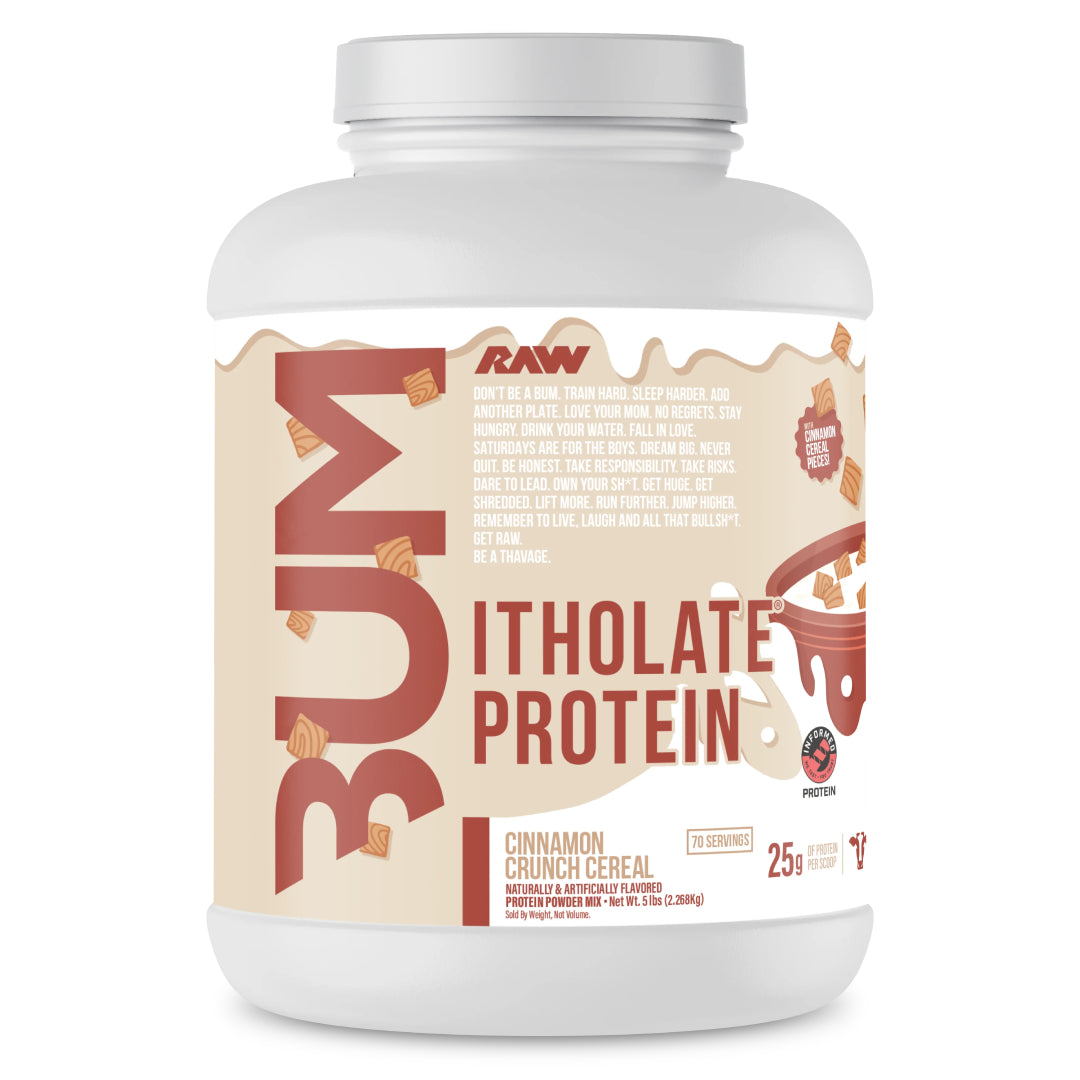 BUM Itholate Protein 5lb | Proteína de suero de leche Isolatada (Whey Isolate) 73-76 servicios