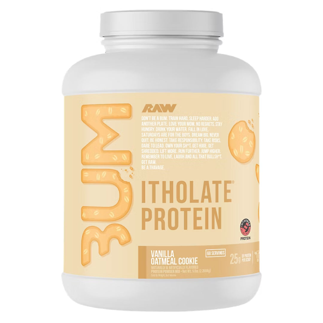 BUM Itholate Protein 5lb | Proteína de suero de leche Isolatada (Whey Isolate) 68-76 servicios