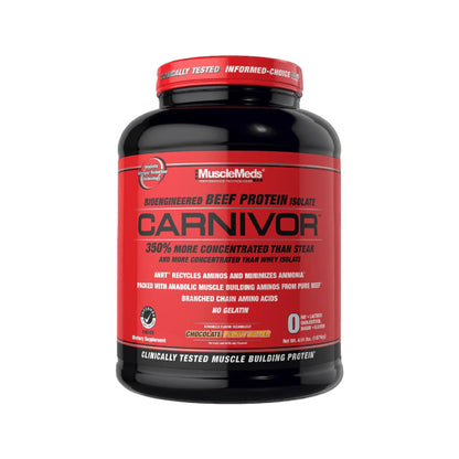 CARNIVOR 4lb | Proteína de carne de res isolatada y Creatina 56 servicios