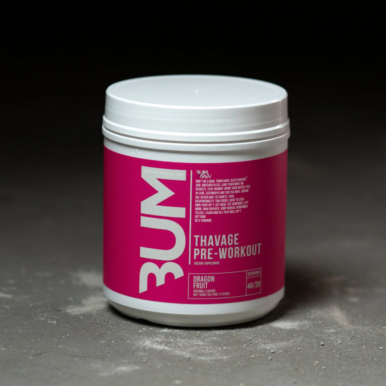 BUM THAVAGE | Pre-entreno 20/40 servicios
