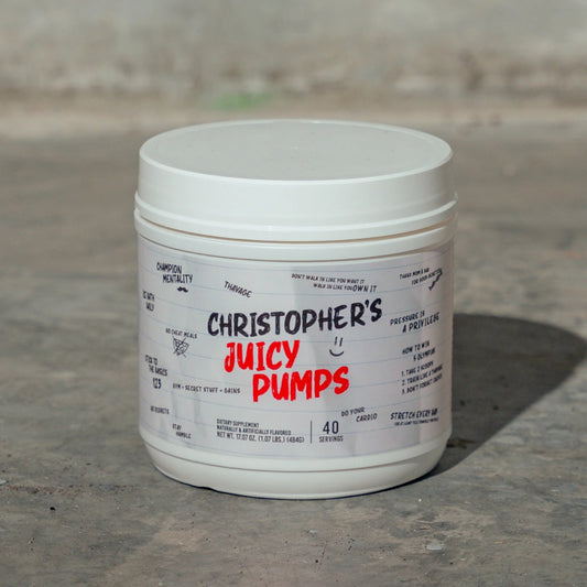 Christopher's Juicy Pumps | Pre-entreno sin estimulantes 20/40 servicios