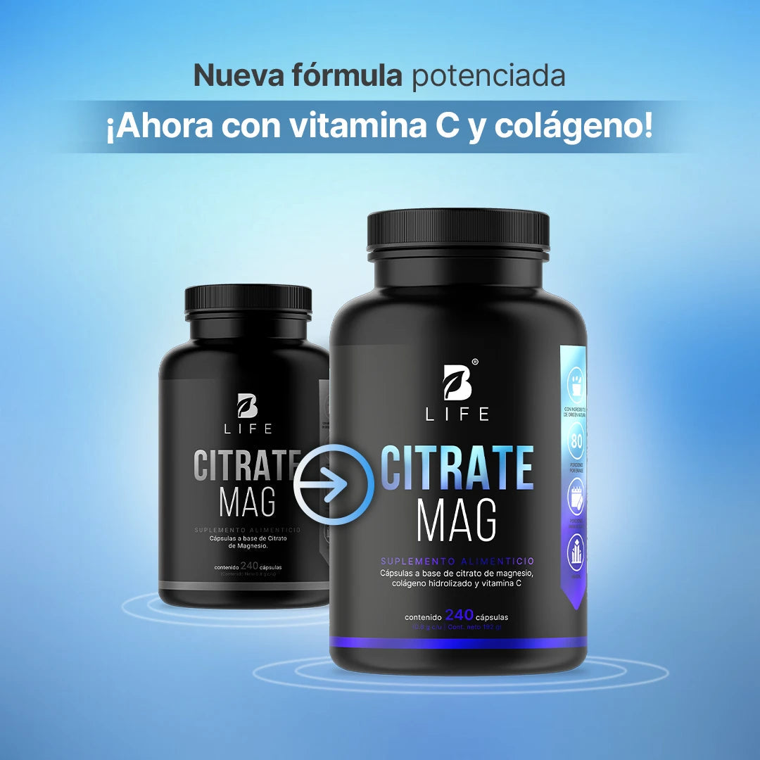 CITRATE MAG | Citrato de Magnesio 120mg 240 cápsulas