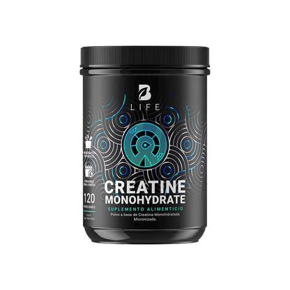 CREATINE MONOHYDRATE | Creatina monohidrato micronizada 600gr 120 servicios