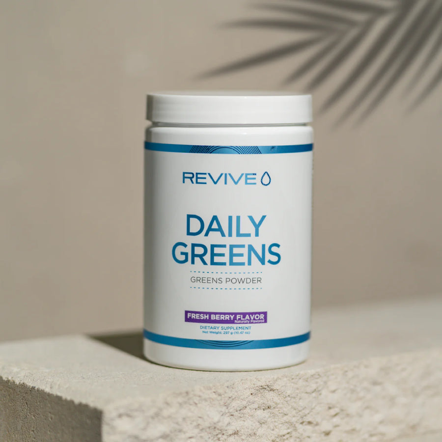 DAILY GREENS POWDER | Probióticos, Extractos de Frutas, Vegetales y Algas 30 servicios
