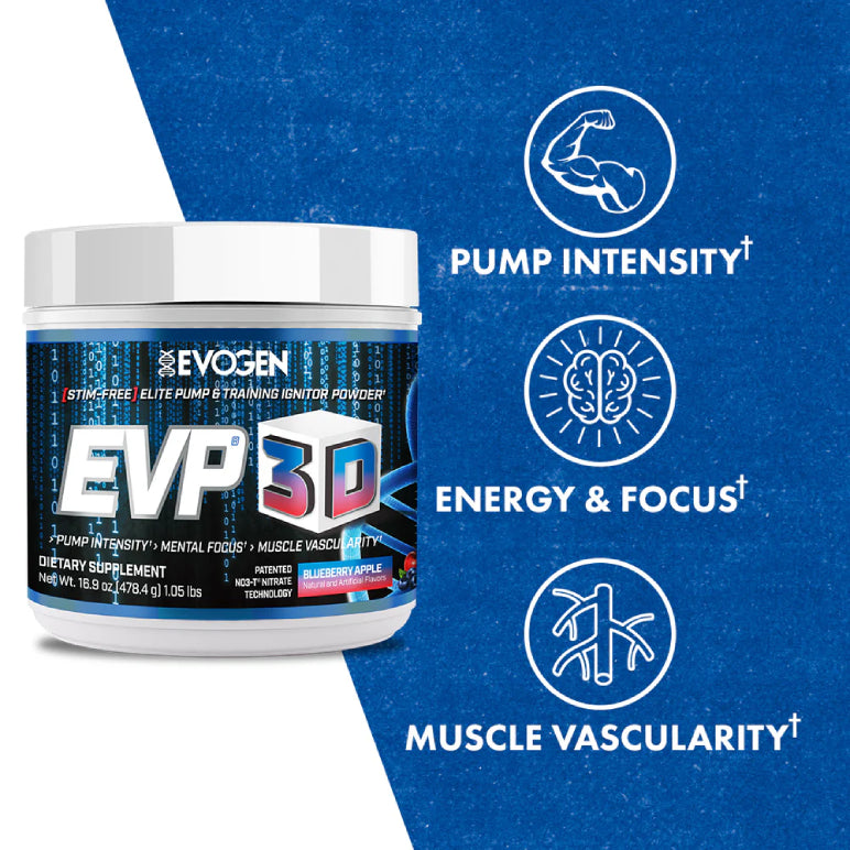 EVP 3D | Pre-entreno sin estimulantes 20/40 servicios