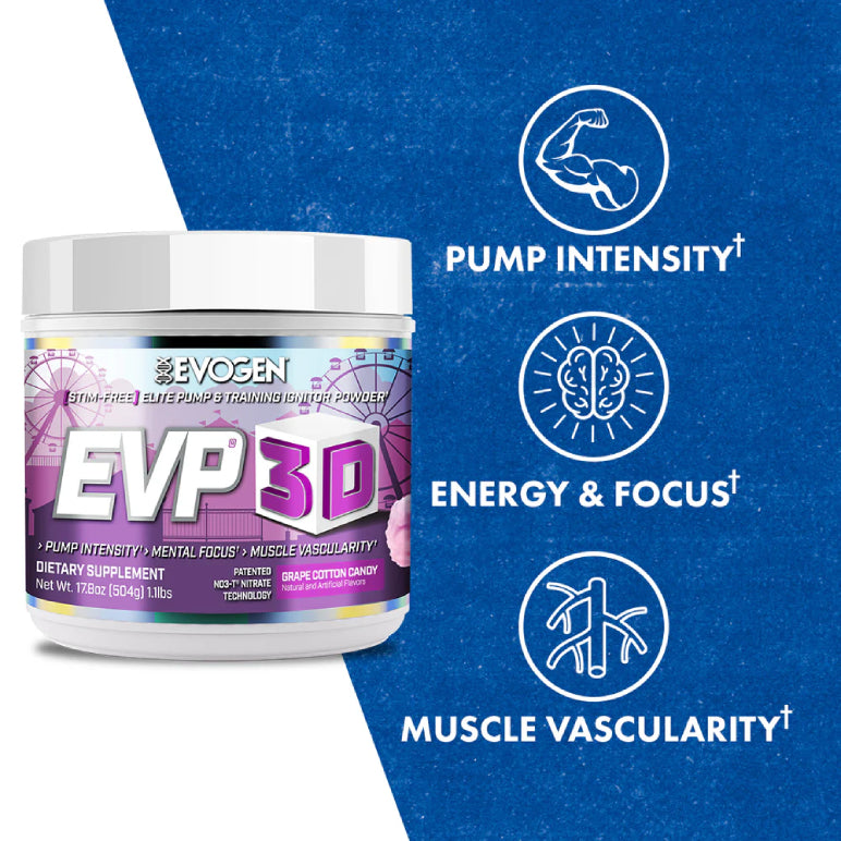 EVP 3D | Pre-entreno sin estimulantes 20/40 servicios