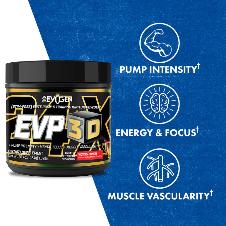 EVP 3D | Pre-entreno sin estimulantes 20/40 servicios