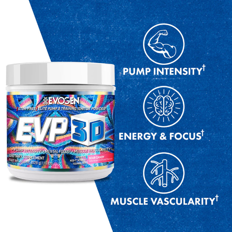 EVP 3D | Pre-entreno sin estimulantes 20/40 servicios