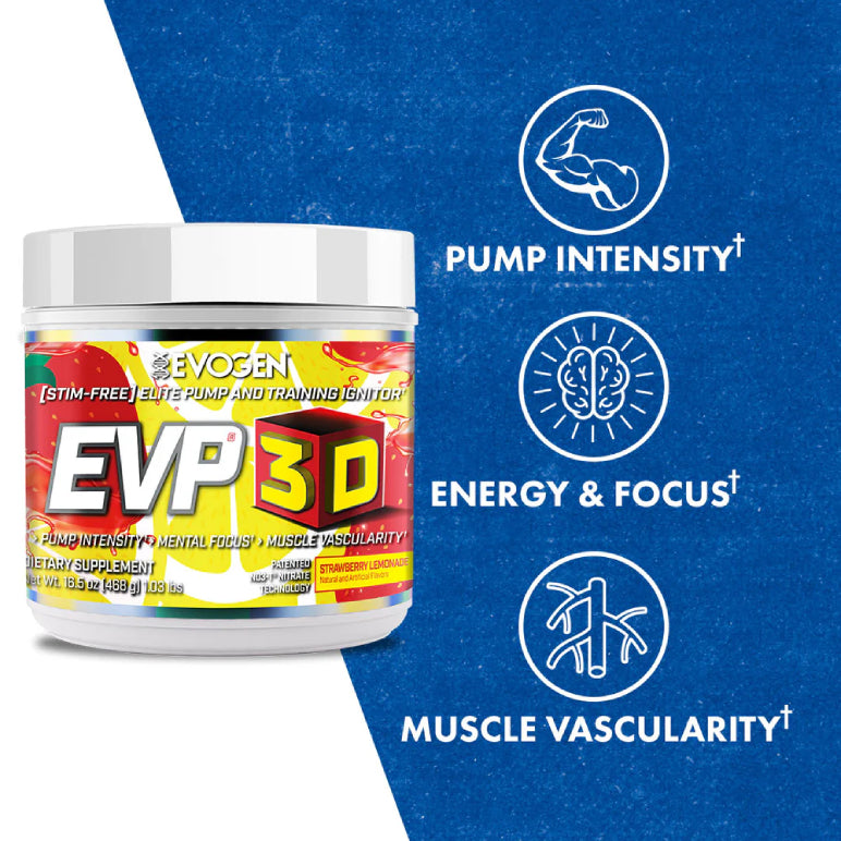 EVP 3D | Pre-entreno sin estimulantes 20/40 servicios