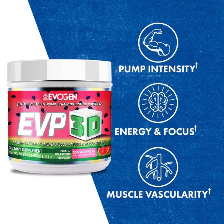 EVP 3D | Pre-entreno sin estimulantes 20/40 servicios
