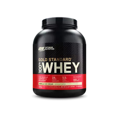 Gold Standard 100% Whey 5lb | Proteína de suero de leche (Whey Protein) 68-74 servicios