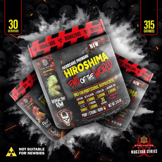 HIROSHIMA END OF THE WORLD ☣️☠️ | Pre-entreno con Clen y DMAA 30 servicios