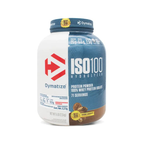 ISO 100 5lb | Proteína de suero de leche Hidrolizada (Hydrolyzed Whey) 70-76 servicios