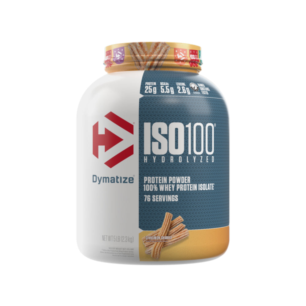 ISO 100 5lb | Proteína de suero de leche Hidrolizada (Hydrolyzed Whey) 70-76 servicios