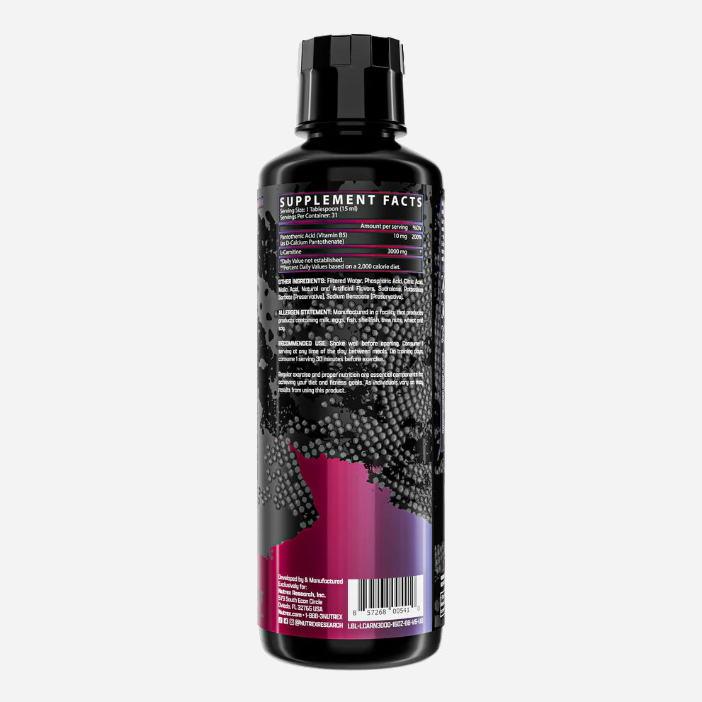 L-CARNITINE 3000 | Carnitina 3,000mg 31 servicios