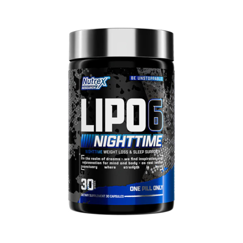 Lipo 6 Nighttime Ultra Concentrate | Quemador Nocturno sin estimulantes 30 cápsulas