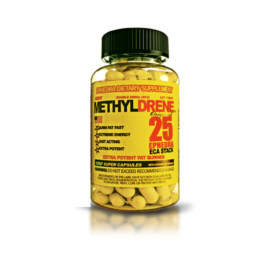 METHYLDRENE ORIGINAL | Quemador con Ephedra y Sinephrina 100 cápsulas