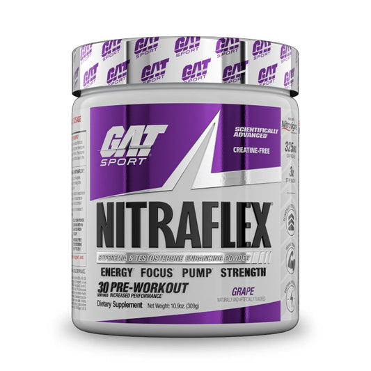 NITRAFLEX | Pre-entreno con precursor de test 30 servicios