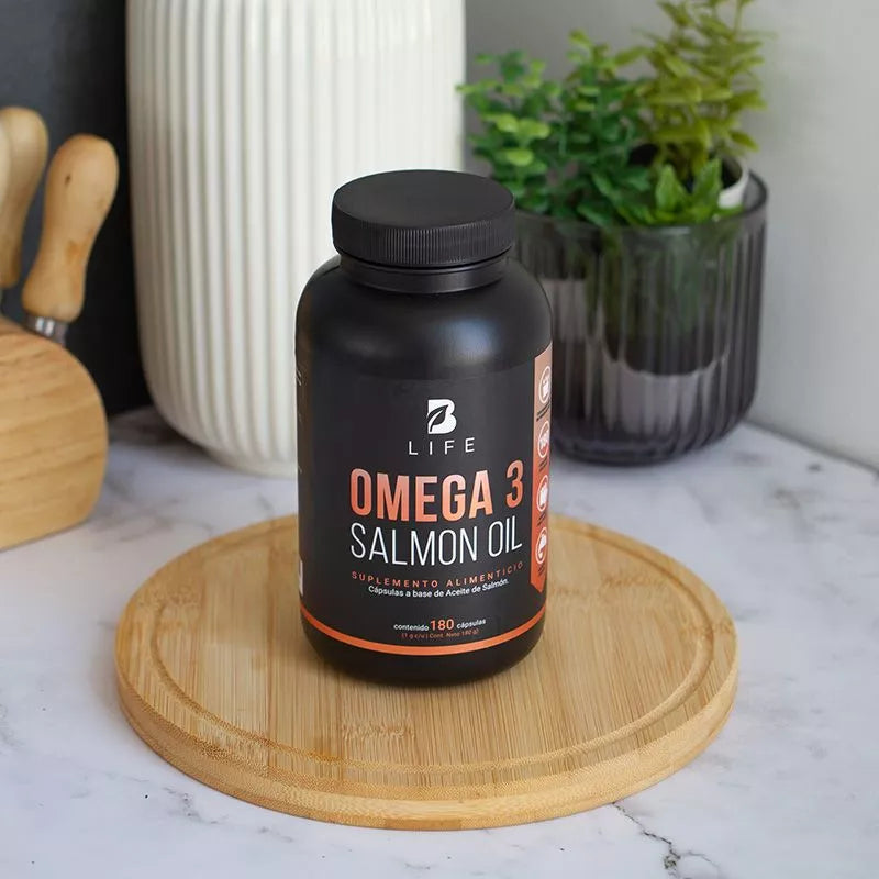 OMEGA 3 SALMON OIL | Omega 3, 500mg 180 cápsulas