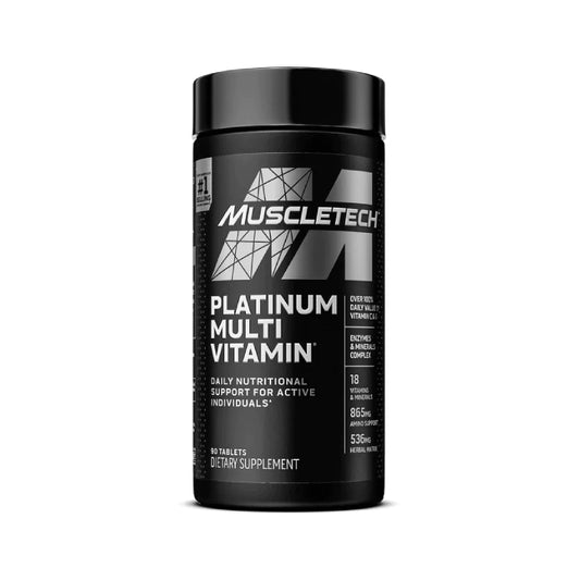 Platinum Multi-Vitamin | Multivitamínico, Aminoácidos y Enzimas Digestivas 90 tabletas