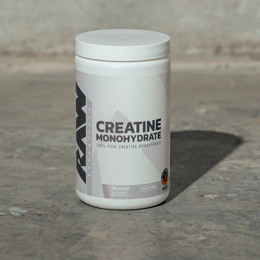 RAW Creatine Monohydrate | Creatina monohidrato 500gr 100 servicios