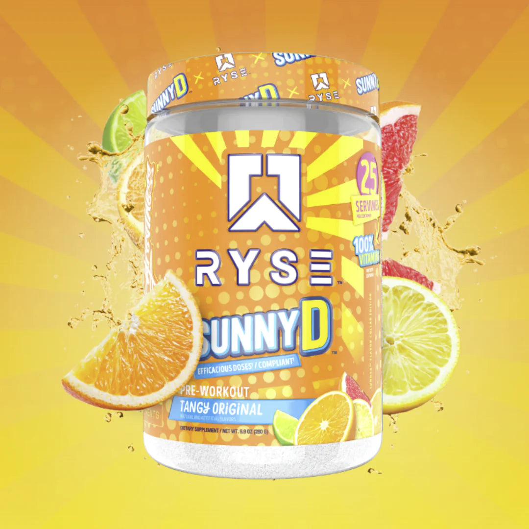 RYSE Sunny D Pre-workout 🌞 | Pre-entreno 30 servicios