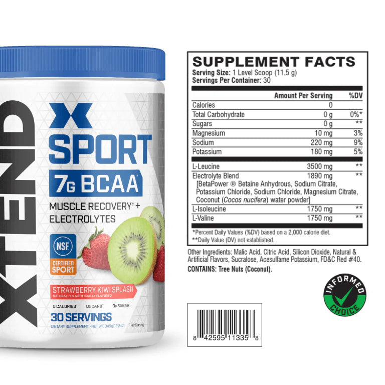 XTEND SPORT | BCAA's y Electrolitos 30 servicios