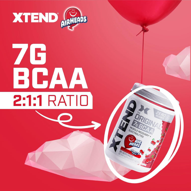 XTEND X AIRHEADS 🎈 | BCAA's, Glutamina y Electrolitos 30 servicios