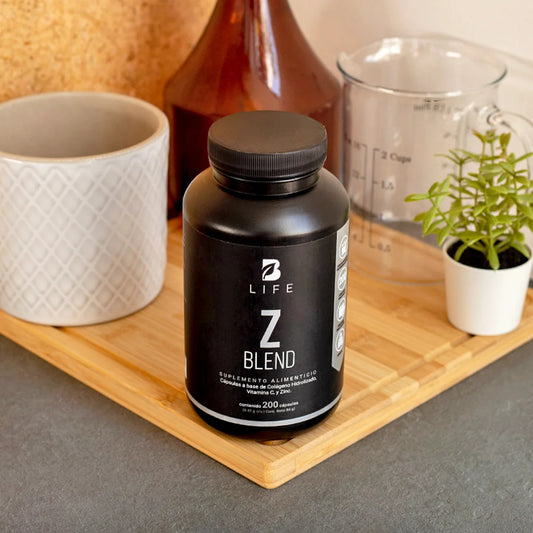 Z BLEND | Zinc, Vitamina C y Colágeno 200 cápsulas