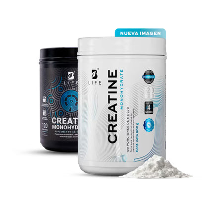 CREATINE MONOHYDRATE | Creatina monohidrato micronizada 600gr 120 servicios