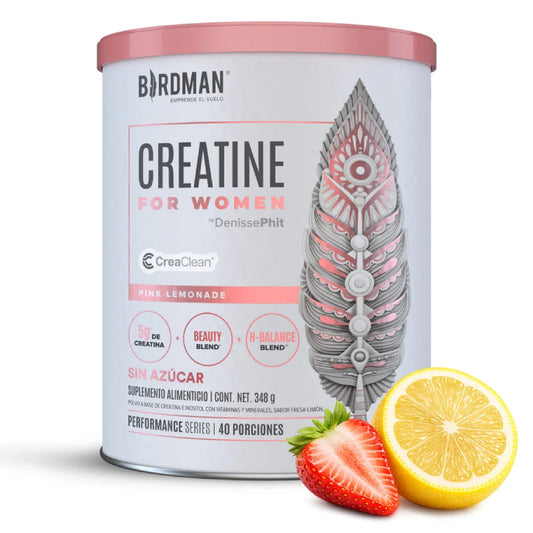 Creatine For Women | Creatina, Inositol, Ácido hialurónico y Vitaminas 40 servicios