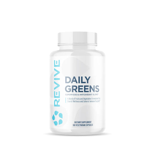 DAILY GREENS | Probióticos, Extractos de Frutas, Vegetales y Algas 180 cápsulas