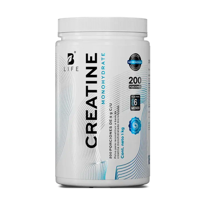 CREATINE MONOHYDRATE | Creatina monohidrato micronizada 1kg 200 servicios