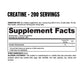 Creatine Monohydrate | Creatina monohidrato 1kg 200 servicios