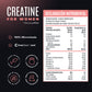 Creatine For Women | Creatina, Inositol, Ácido hialurónico y Vitaminas 40 servicios