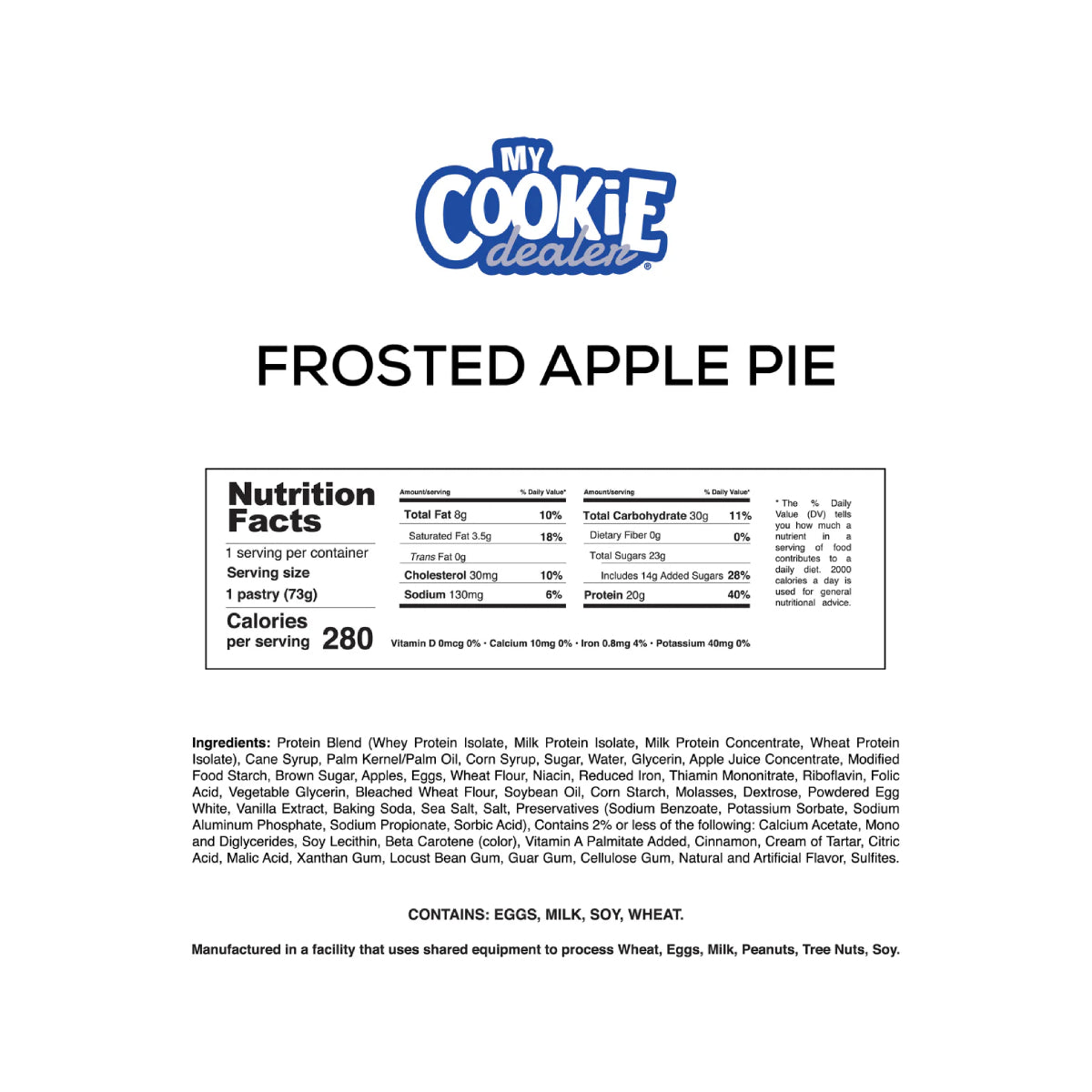 PROTEIN TOASTER PASTRY | Pop-Tart de proteínas 73gr