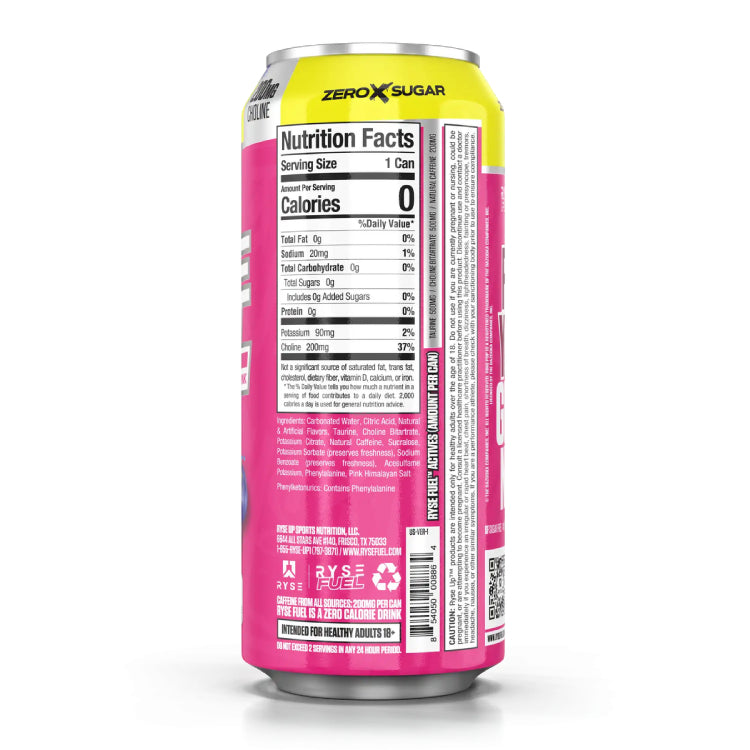RYSE FUEL Energy Drink | Lata de bebida energética 16oz (473ml)