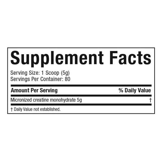 Platinum 100% Creatine | Creatina monohidrato 400gr 80 servicios Sin sabor