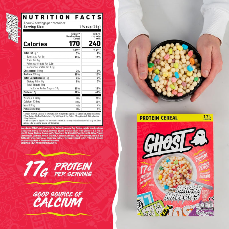 GHOST PROTEIN CEREAL 👻 | Cereal enriquecido con proteínas